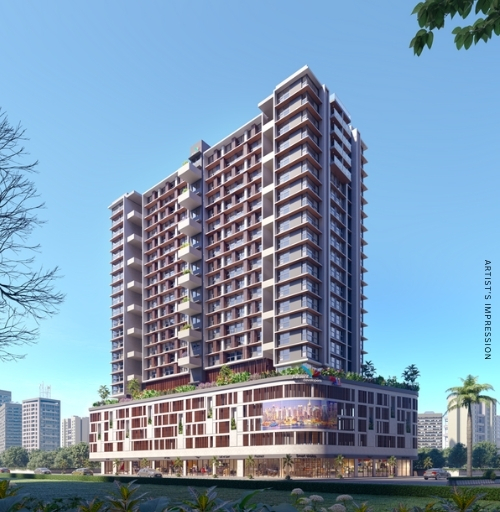Elevation View of Advent Neel Residency
